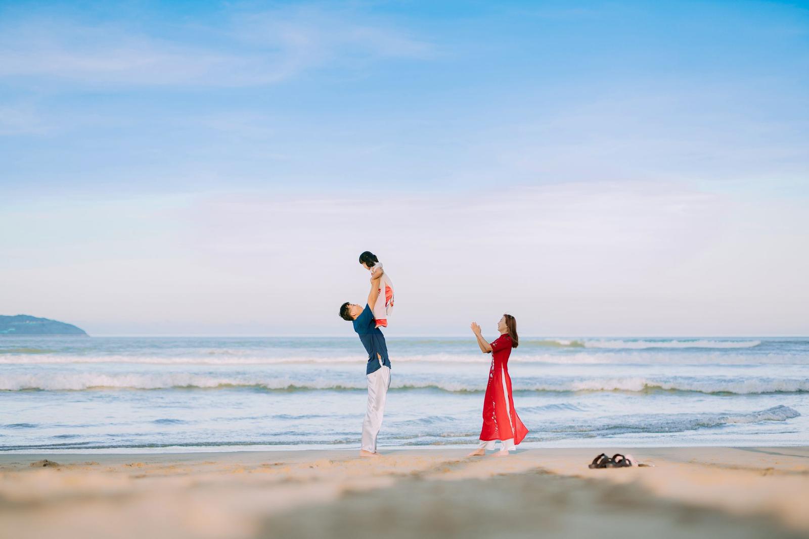 Family on holiday