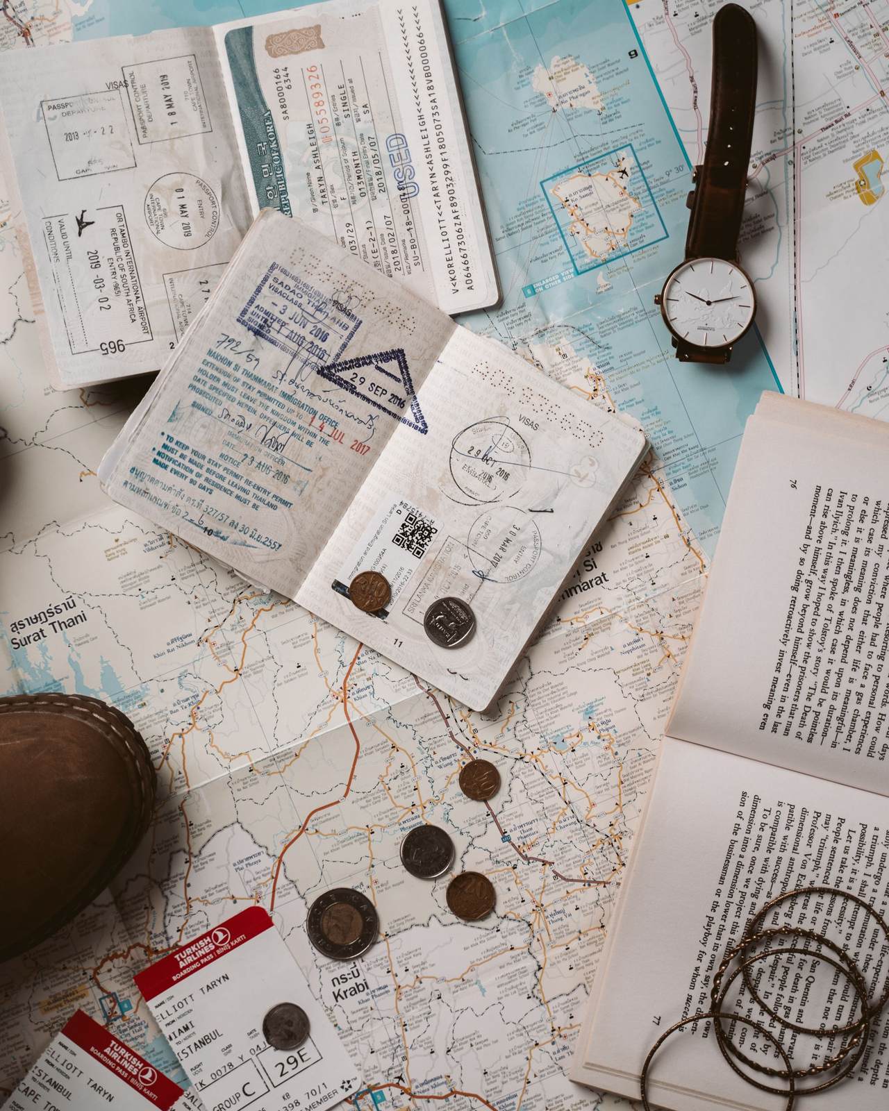 Passport and travel documents