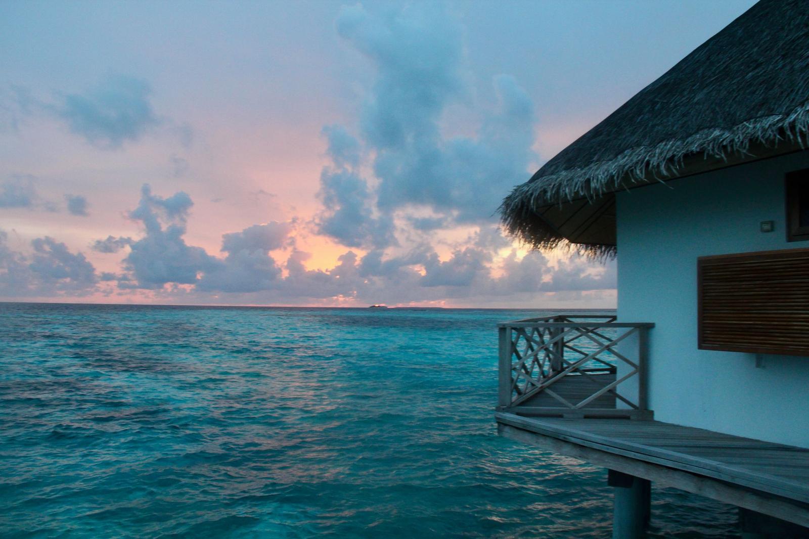 Maldives overwater villa