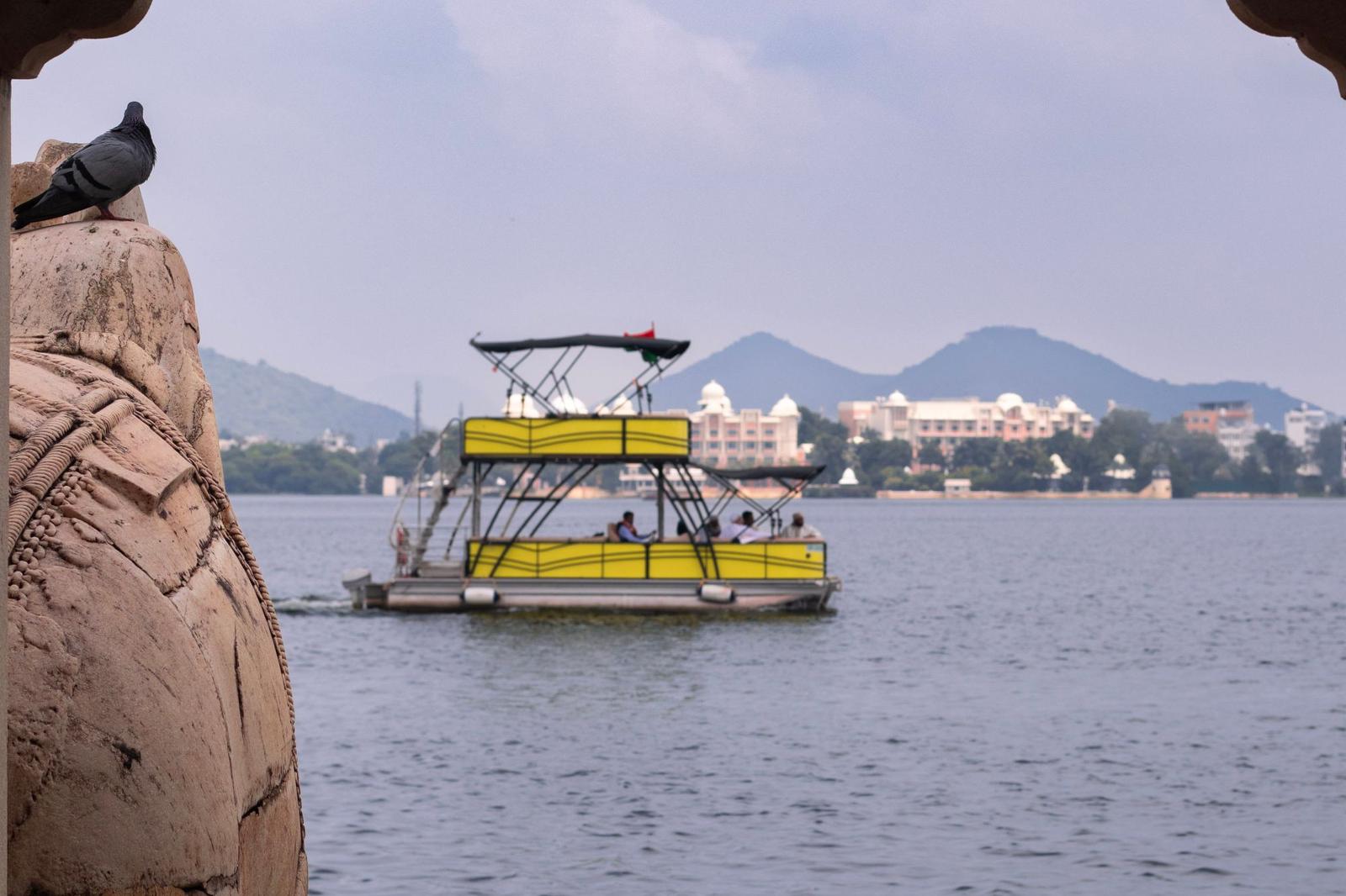 Udaipur palace on Lake Pichola