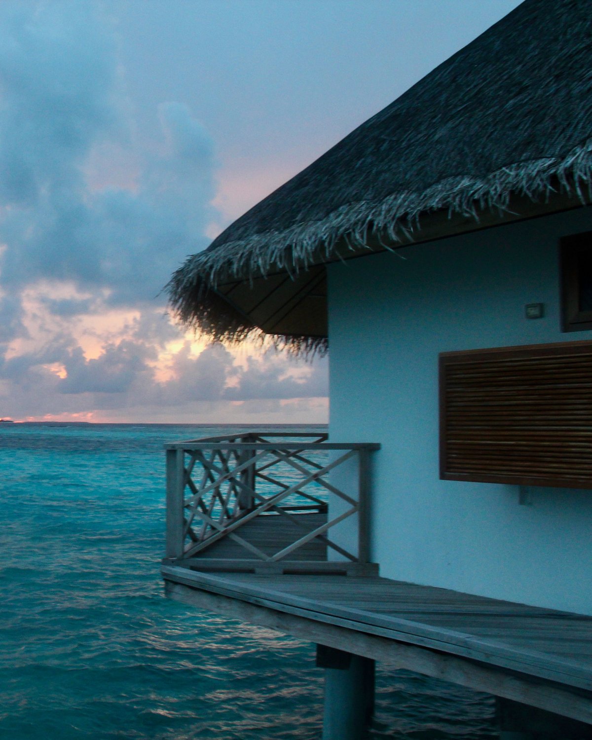 Maldives overwater villa