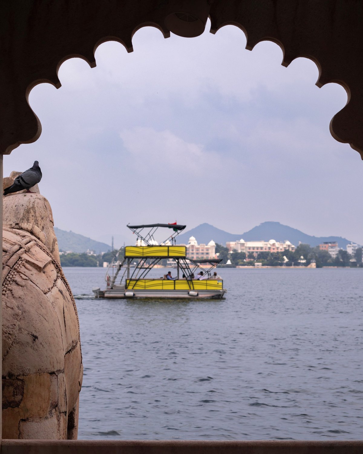 Udaipur palace on Lake Pichola